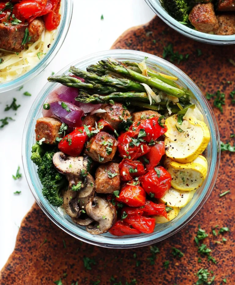 Italian Sausage and Veggie Bowls