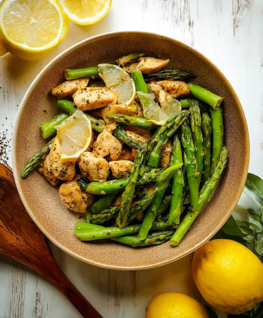 Lemon Pepper Chicken and Asparagus