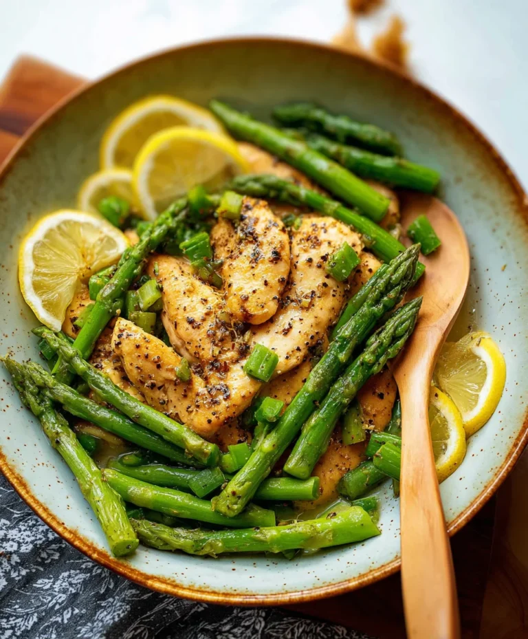 Lemon Pepper Chicken and Asparagus