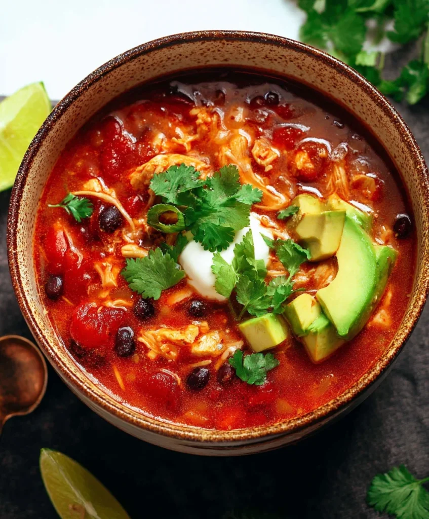 High Protein Chicken Chili