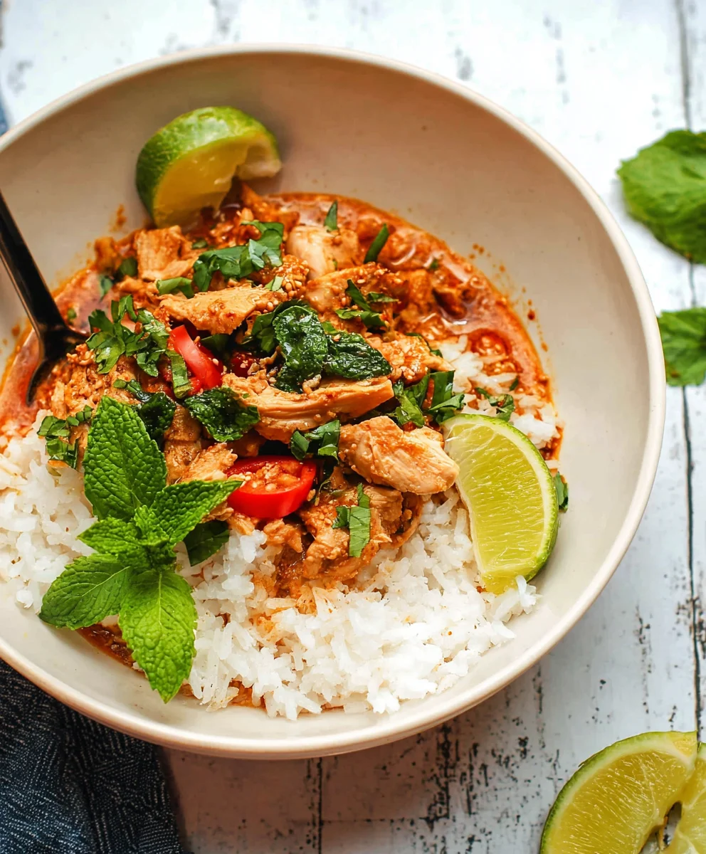 Slow Cooker Chicken Satay