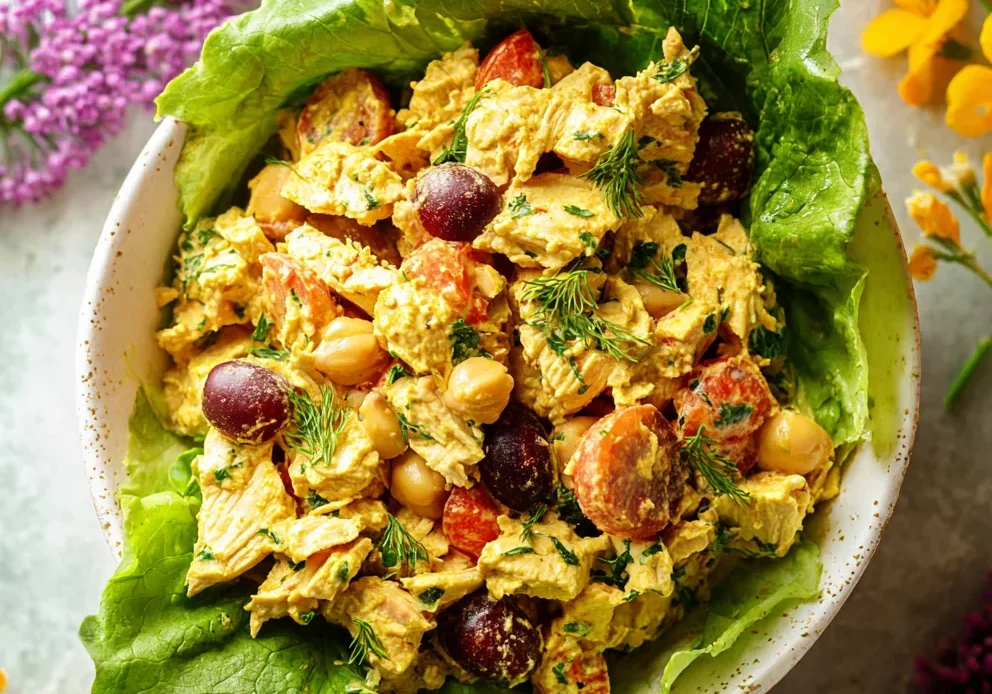 Healthy Curry Chicken Salad