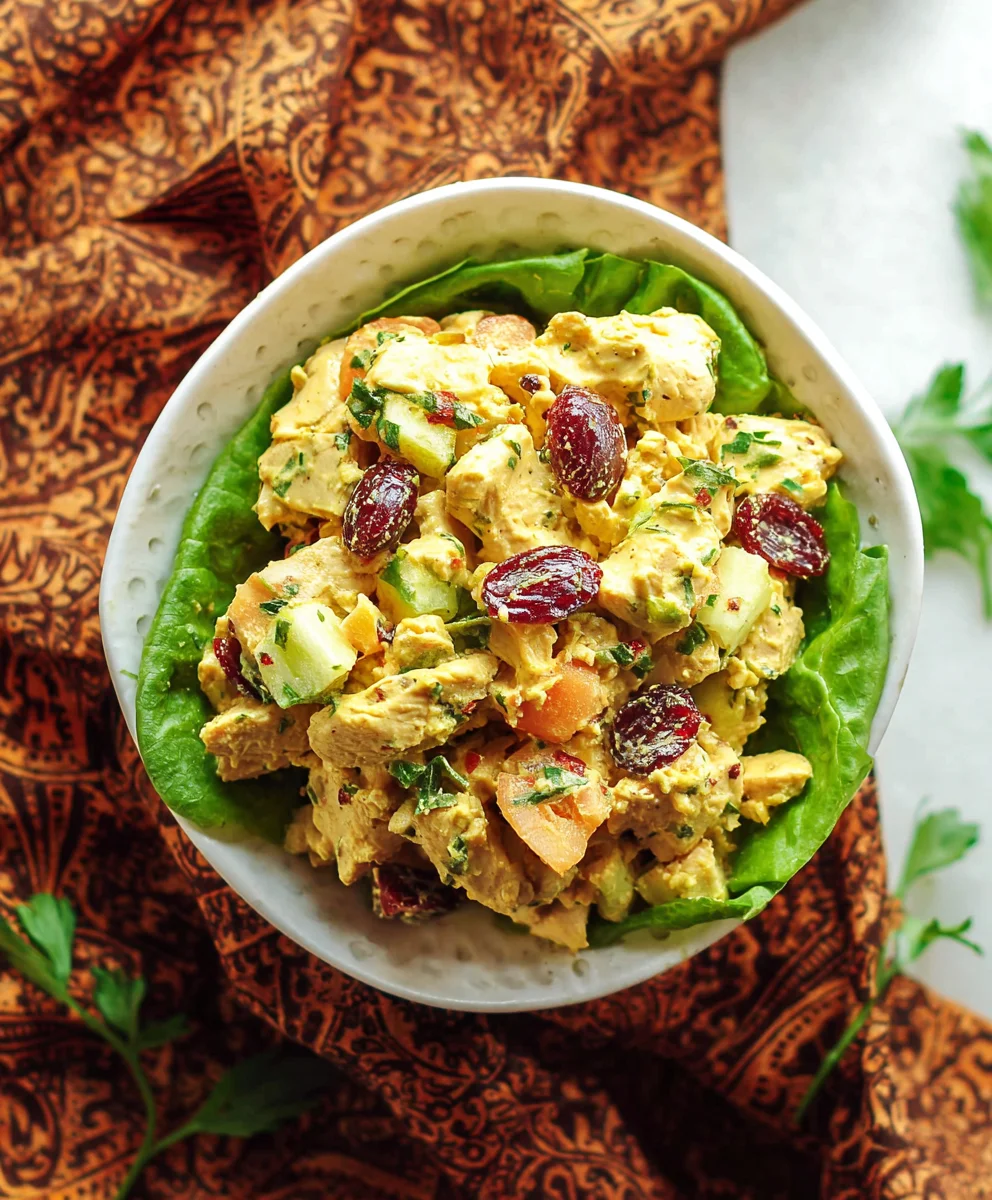 Healthy Curry Chicken Salad