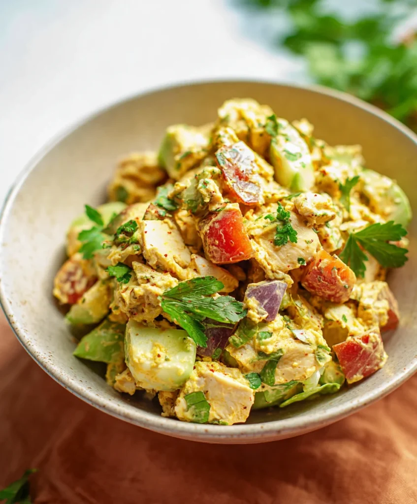 Healthy Curry Chicken Salad