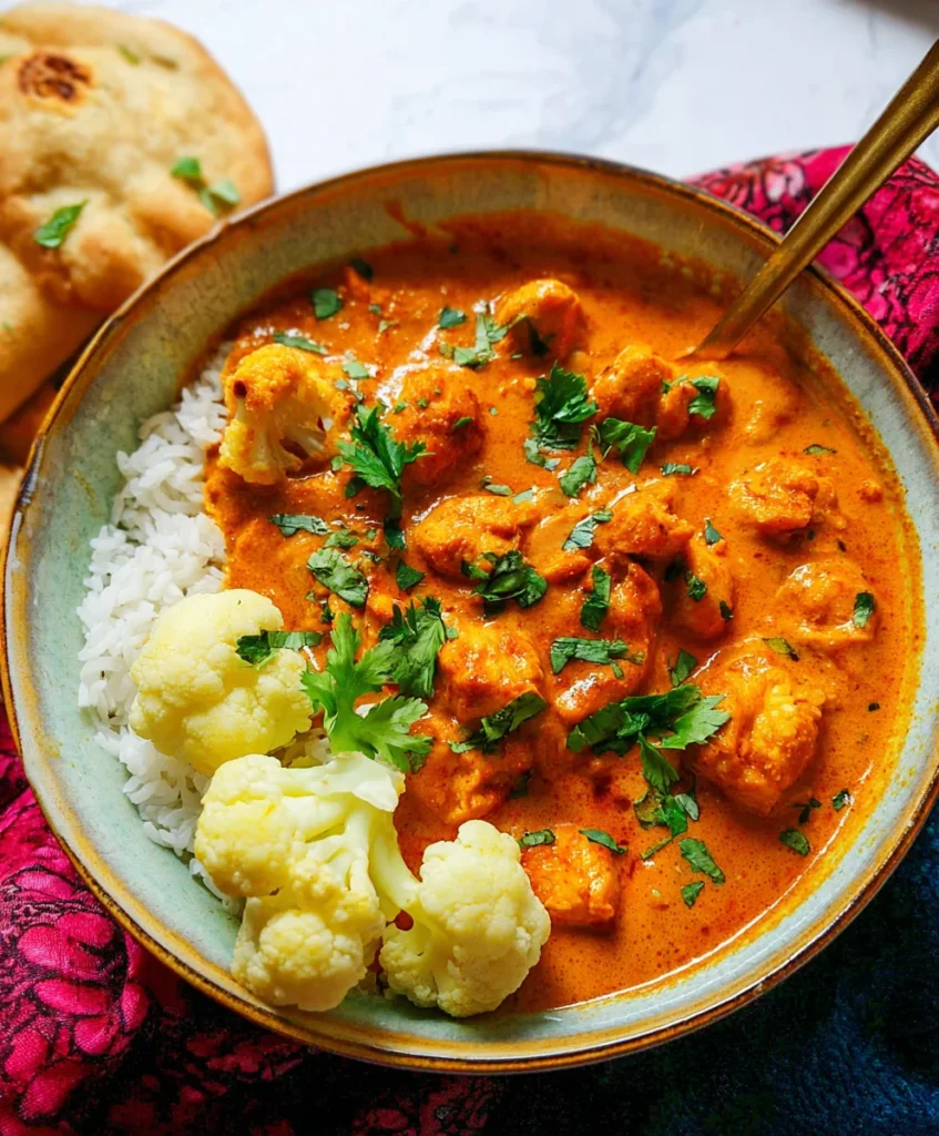 Butter Chicken and Cauliflower
