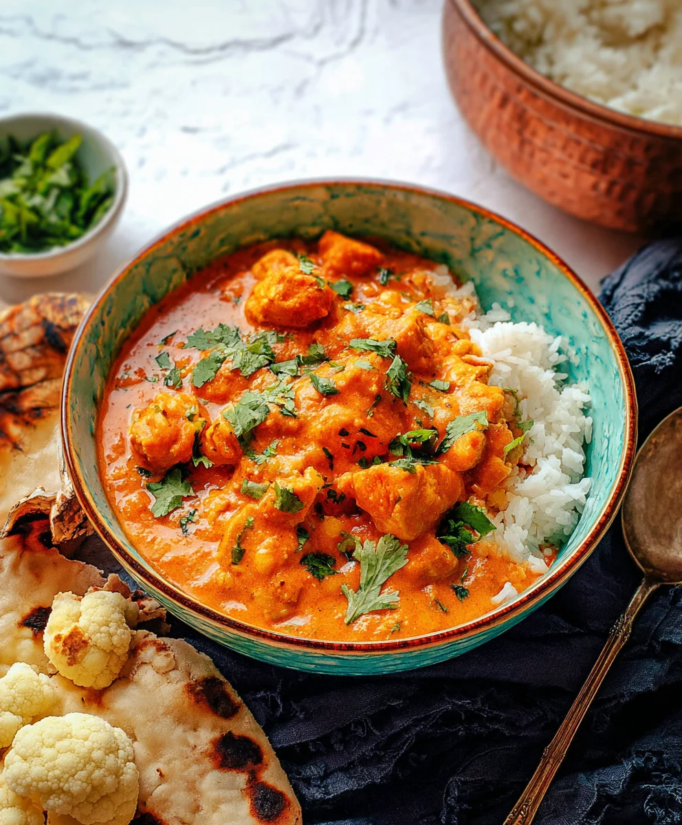Butter Chicken and Cauliflower