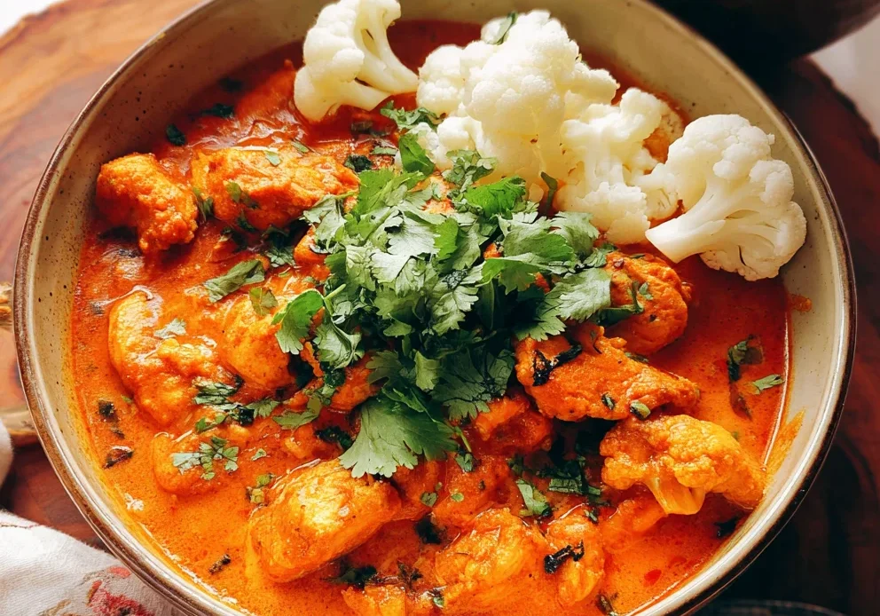 Butter Chicken and Cauliflower