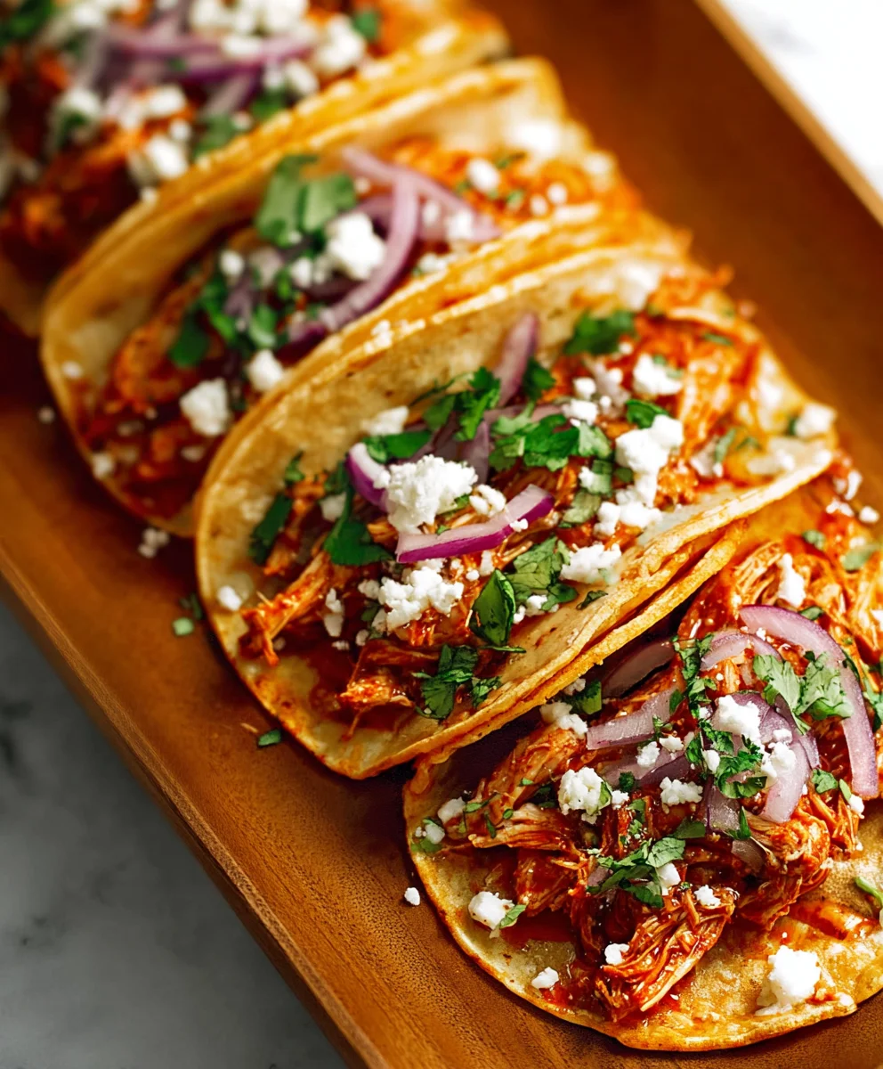 Chicken Tinga Tacos