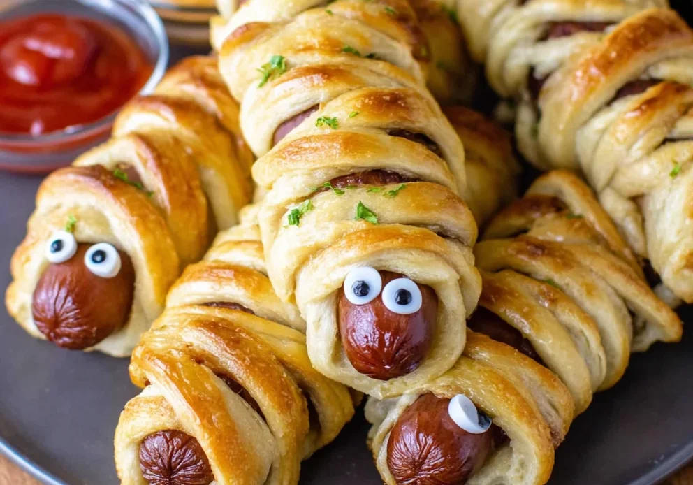 Air Fryer Mummy Dogs