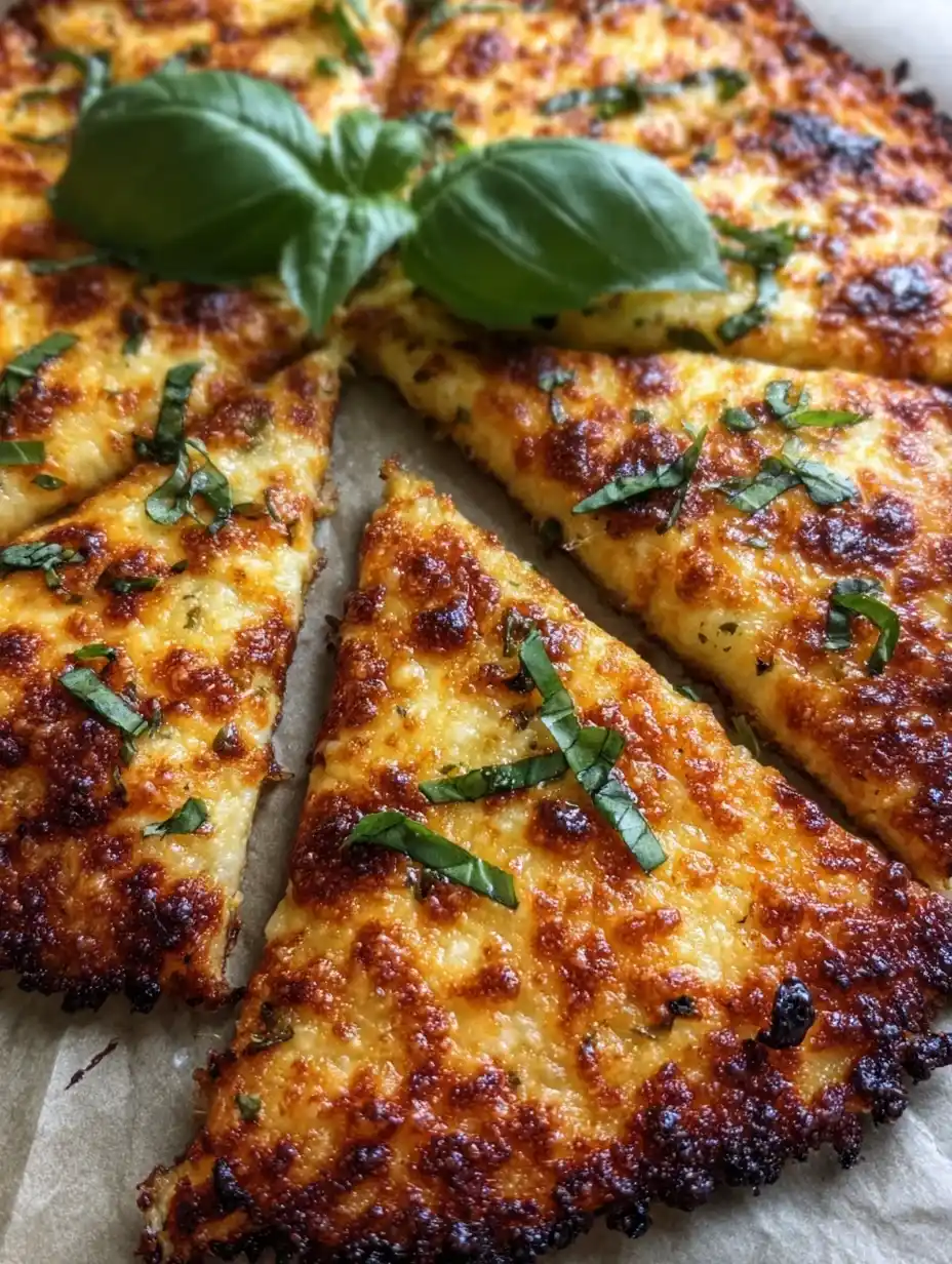 Crispy 2-Ingredient Cottage Cheese Pizza Crust – High-Protein & Easy