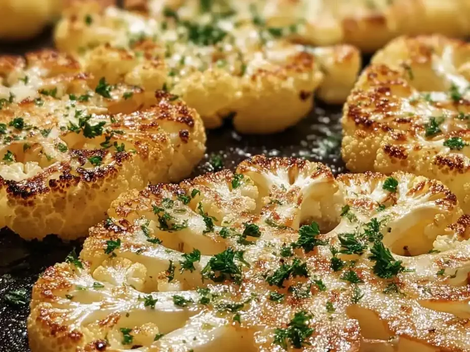 Crispy Cauliflower Parmesan Steaks – Easy Roasted Recipe