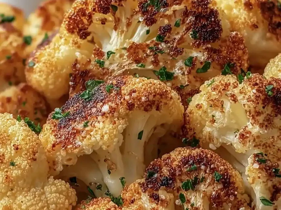 Cheesy Garlic Parmesan Cauliflower – Easy Roasted Side Dish Recipe