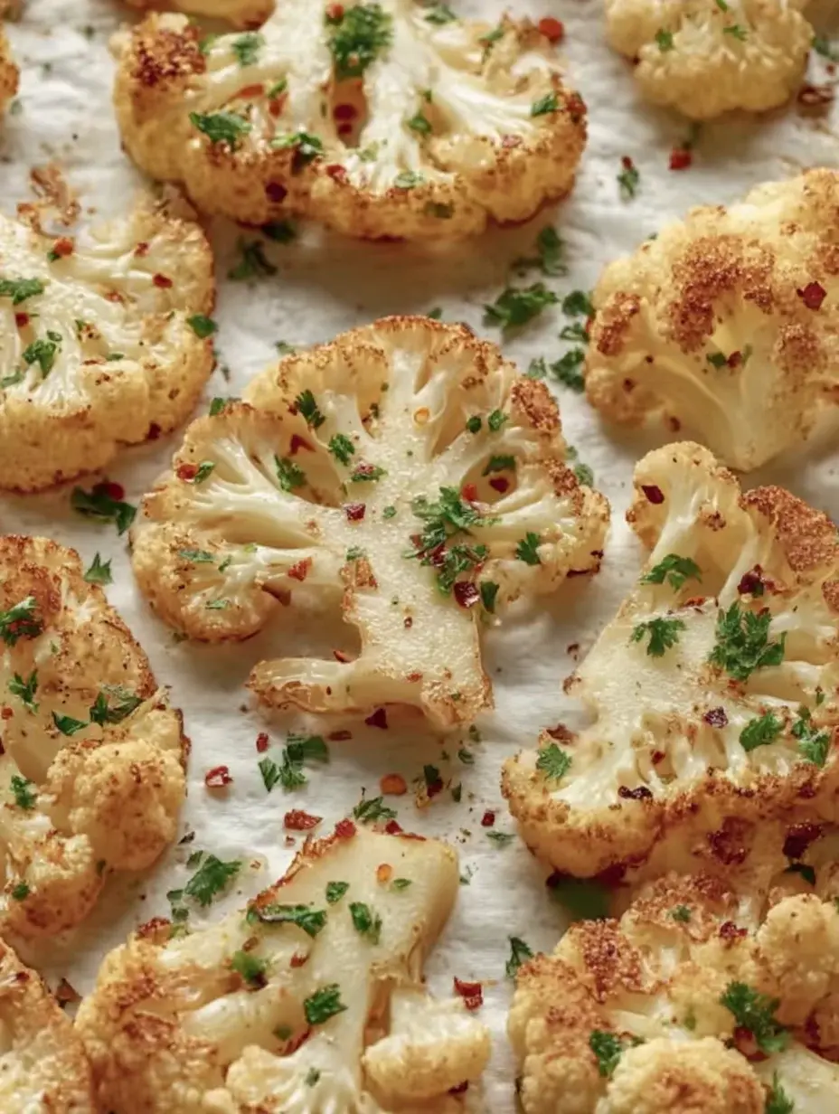 Parmesan Roasted Cauliflower (Crispy & Cheesy Side Dish)