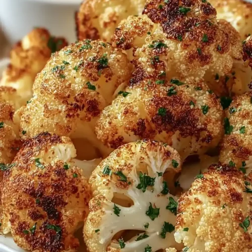 Cheesy Garlic Parmesan Cauliflower – Easy Roasted Side Dish Recipe
