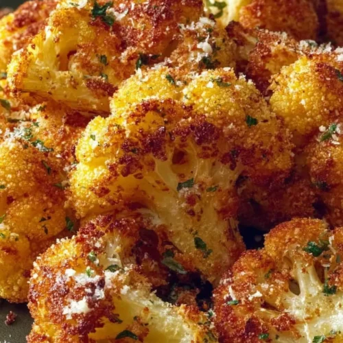 Crispy Parmesan Cauliflower Bites | Easy Oven Snack
