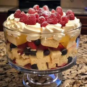 Lemon Pound Cake Fruit Trifle Recipe