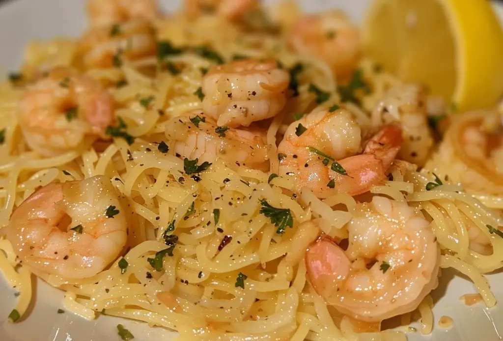 Quick and Easy Lemon Garlic Shrimp Scampi