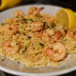 Quick and Easy Lemon Garlic Shrimp Scampi